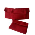 Art 1013 Bustina lurex rosso ordine minimo pz 12
