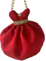 Art 1014 Abitino lurex rosso ordine minimo pz 5 - immagine 2