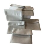 Art 1017 Bustina lurex argento ordine minimo pz12