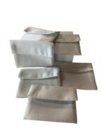 Art 1017 Bustina lurex argento ordine minimo pz12