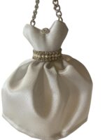 Art 1018 abitino lurex argento ordine minimo pz 5 - immagine 2