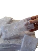 Art 1030 Sacchetto pizzo rebrodè bianco ordine minimo pz 48 - immagine 2