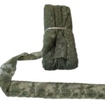 Art 1046 pizzo in tulle verde ordine minimo mt 36