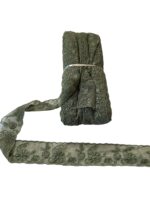 Art 1046 pizzo in tulle verde ordine minimo mt 36