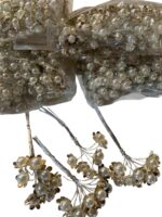 Art 1044 fiori in rame con perla ordine minimo pz144