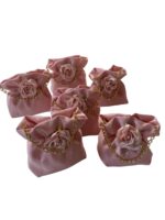 Art 1042 Borsetta raso cipria ordine minimo 12pz