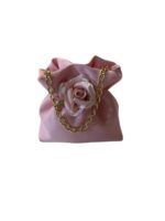 Art 1042 Borsetta raso cipria ordine minimo 12pz - immagine 3