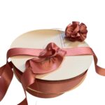 Art 1043 Doppio raso rosa antico con tirante rotoli da 100 mt