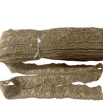 Art 1063 Pizzo in tulle crema cm 3 ordine minimo mt 38