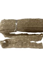 Art 1063 Pizzo in tulle crema cm 3 ordine minimo mt 38