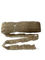 Art 1063 Pizzo in tulle crema cm 3 ordine minimo mt 38 - immagine 2