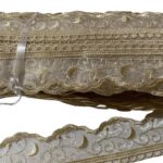 Art 1065 Pizzo organza crema ordine minimo mt 36