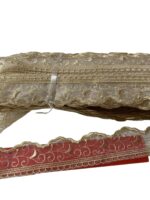 Art 1065 Pizzo organza crema ordine minimo mt 36 - immagine 3