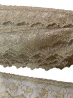 Art 1066 Pizzo tulle ricamato ordine minimo mt 39 - immagine 2