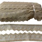 Art 1066 Pizzo tulle ricamato ordine minimo mt 39