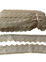 Art 1066 Pizzo tulle ricamato ordine minimo mt 39