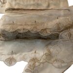 Art 1067 Pizzo organza crema ordine minimo mt 30
