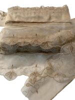 Art 1067 Pizzo organza crema ordine minimo mt 30