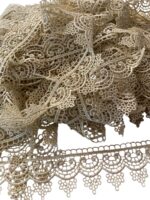 Art 1068 Pizzo macramè crema ordine minimo mt 40 - immagine 2