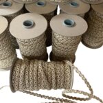 Art 1072 Passamaneria panna e oro ordine minimo mt 50