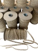 Art 1072 Passamaneria panna e oro ordine minimo mt 50