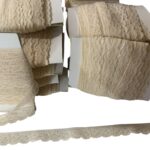 Art 1073 Pizzo in cotone panna ordine minimo mt 15