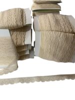 Art 1073 Pizzo in cotone panna ordine minimo mt 15