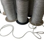 Art 1074 Cordino lurex argento ordine minimo mt 50