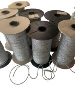 Art 1074 Cordino lurex argento ordine minimo mt 50 - immagine 3