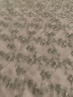 Art 1076 Tessuto tulle ricamato verde cm 288 ordine minimo mt 5 - immagine 3