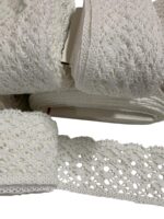 Art 1090 Pizzo tombolo bianco mm75 ordine minimo mt 10 - immagine 2