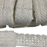 Art 1090 Pizzo tombolo bianco mm75 ordine minimo mt 10