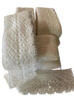 Art 1092 Pizzo tombolo bianco mm100 ordine minimo mt 10 - immagine 3