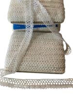 Art 1094 Pizzo tombolo bianco mm30 ordine minimo mt 10 - immagine 3