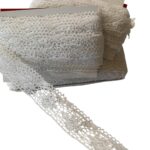 Art 1102 Pizzo tombolo bianco mm30 ordine minimo mt 10