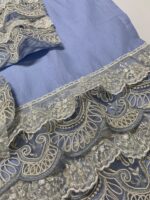 Art 1109 Asciugamani in puro lino celeste - immagine 3