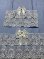 Art 1111 Asciugamani in puro lino celeste - immagine 3