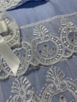 Art 1111 Asciugamani in puro lino celeste - immagine 4