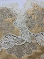 Art 1133 tris centri damasco in seta - immagine 4