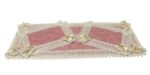 Art 1142 Tris centri pizzo rosa glitterato - immagine 3
