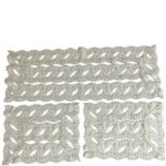 Art 1228 Tris centri in pizzo argendo