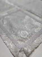 Art 1235 Tris centri in pizzo bianchi - immagine 2