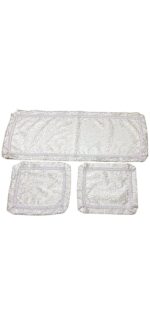 Art 1235 Tris centri in pizzo bianchi