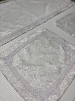 Art 1235 Tris centri in pizzo bianchi - immagine 4