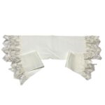 Art 1239 Tris centri in lino avorio