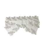 Art 1222 Tris centri in puro lino bianchi