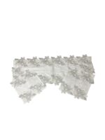 Art 1222 Tris centri in puro lino bianchi