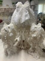 Art1001Tris lampade in pizzo - immagine 4