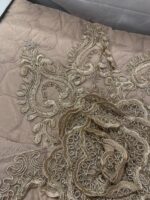 Art 1075 trapuntino tortora con pizzo - immagine 3