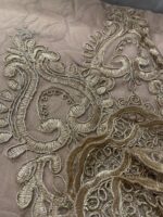 Art 1075 trapuntino tortora con pizzo - immagine 4